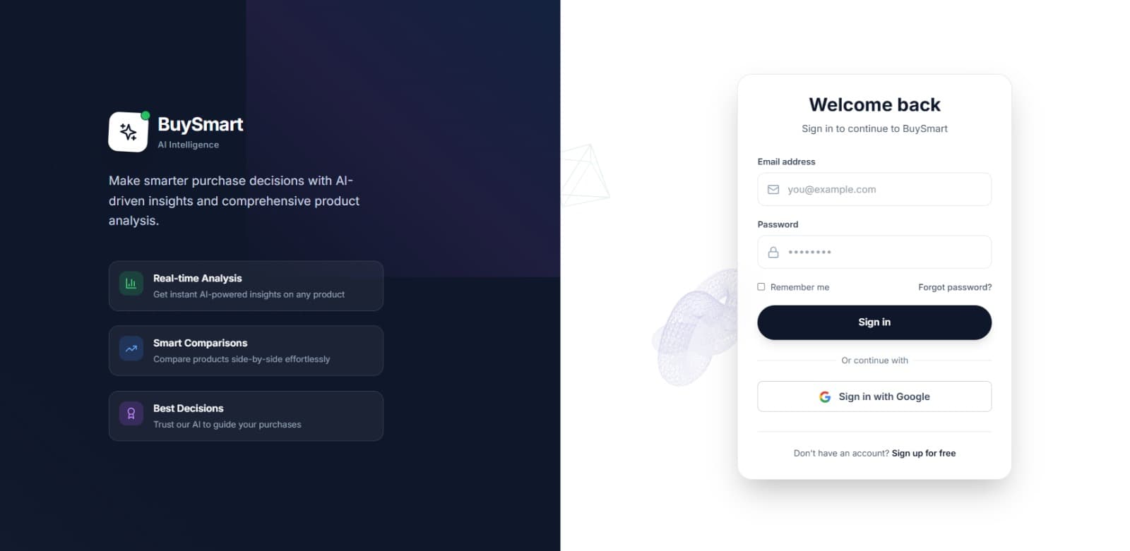BuySmart AI — Intelligent Product Analysis Platform Screenshot 6