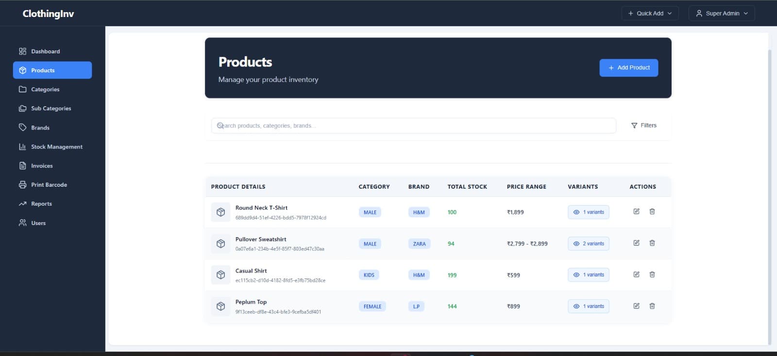 InvenTrack Pro — Inventory Management Platform Module 2