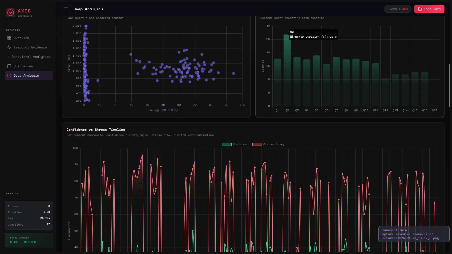 TIPS — Temporal Interview Profiling System Screenshot 3